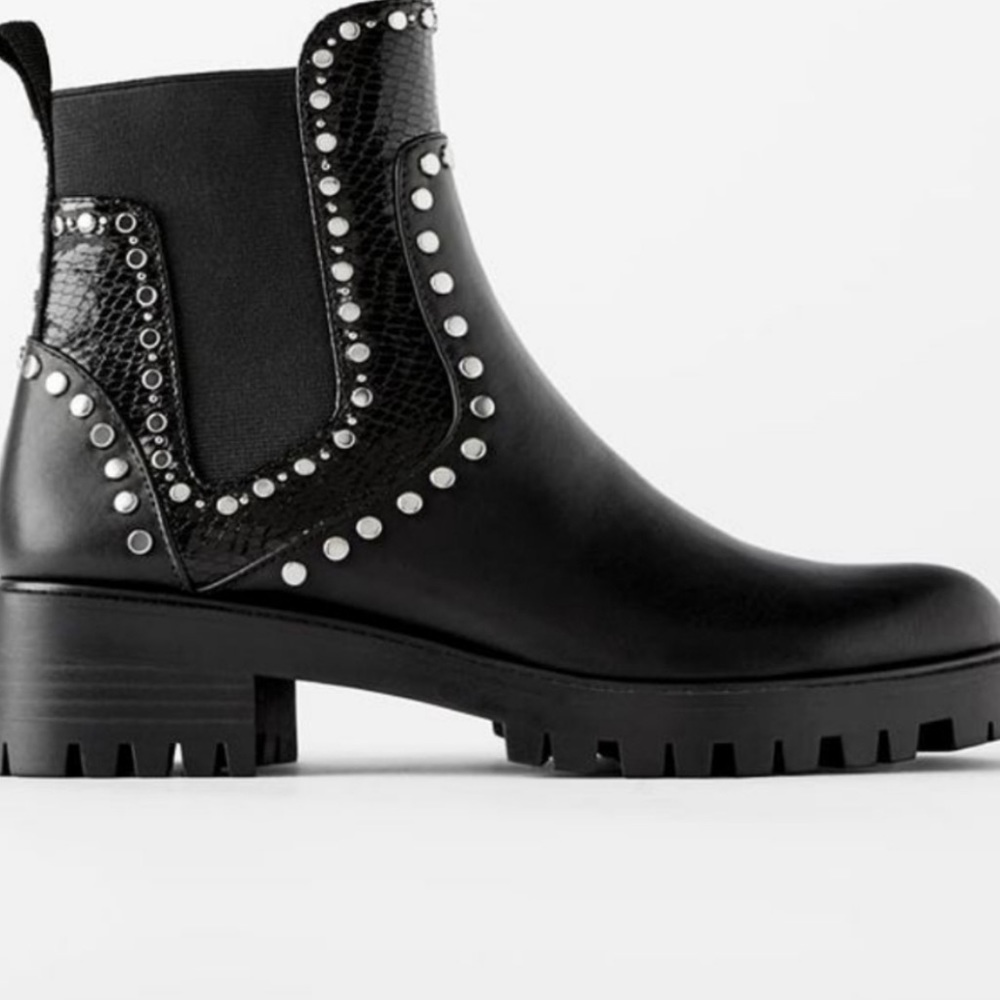 Used Zara studded boot size 7/8